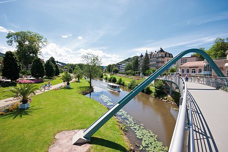 Fussgängerbrücke in Bad Kissingen