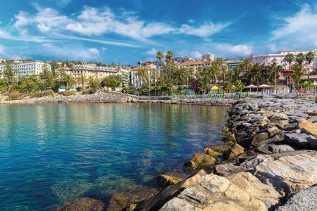 Strand in San Remo (Sanremo)