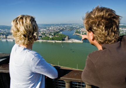 Blick auf das Deutsche Eck