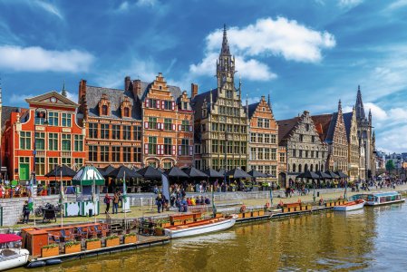 Graslei in Gent