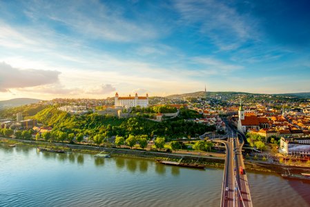 Blick über Bratislava