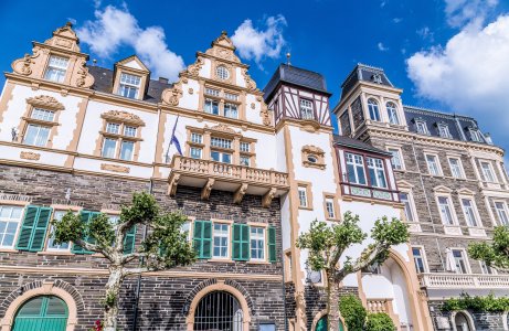 Historische Hausfassaden in Bernkastel-Kues
