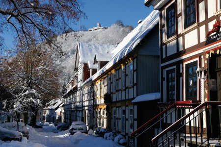 Winterliches Bad Lauterberg im Harz