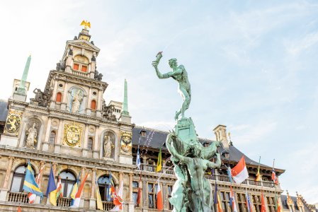 Rathaus am Groote Markt in Antwerpen