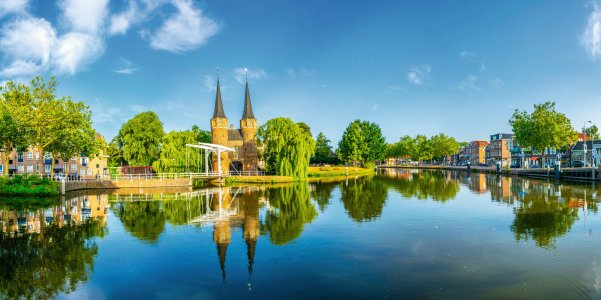 Zugbrücke und Stadttor Delft