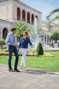 Kurgarten Spaziergang im Bayer. Staatsbad Bad Kissingen