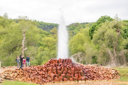 Kaltwasser Geysir in Andernach