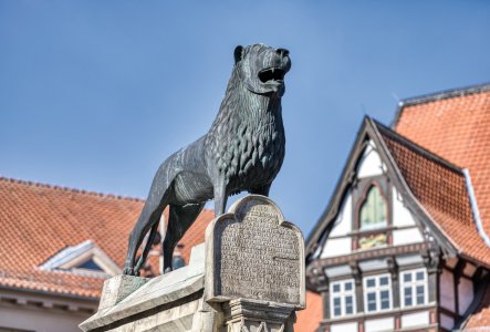 Das Wahrzeichen, der Braunschweiger Löwe