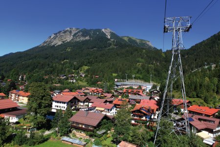 Nebelhornbahn über Oberstdorf