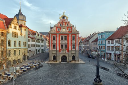Gotha - Rathaus und Hauptmarkt