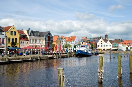 Am Hafen von Husum
