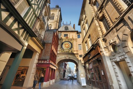 Le Gros Horloge - Große Astronomische Uhr in Rouen