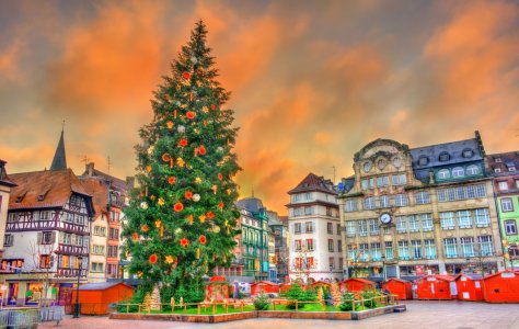 Weihnachten am Place Kleber in Straßburg