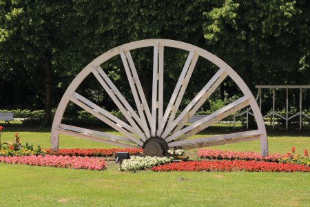 Blick in den Kurpark von Bad Westernkotten