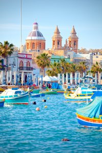 Am Hafen von Marsaxlokk