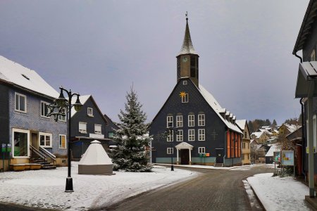 Schieferarchitektur im Thüringer Wald