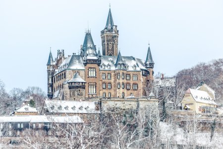 Schloss Wernigerode im Winter