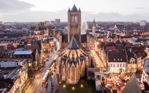 Blick auf Gent