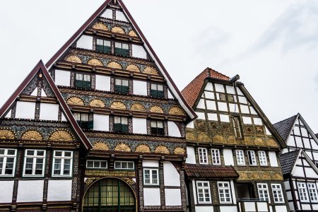 Historisches Fachwerkhaus in Bad Salzuflen, Deutschland – trad