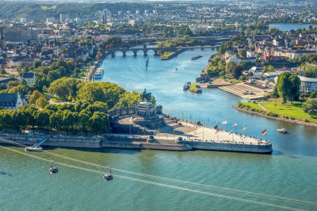 Blick auf das Deutsche Eck