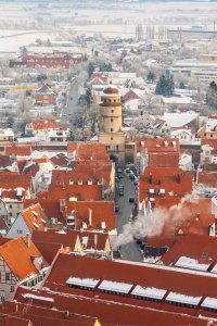 Winterliches Nördlingen