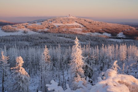 Verschneite Winterlandschaft bei Braunlage