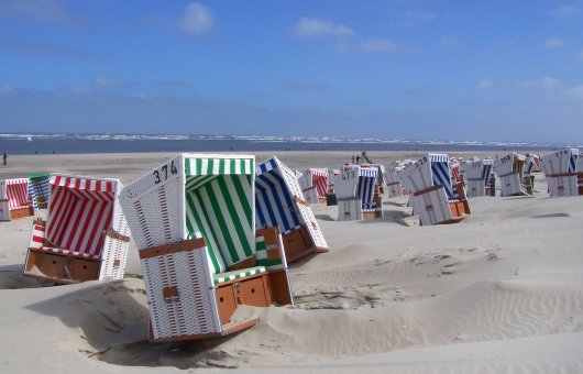 Am Strand von Baltrum © www.ostfriesland.travel 