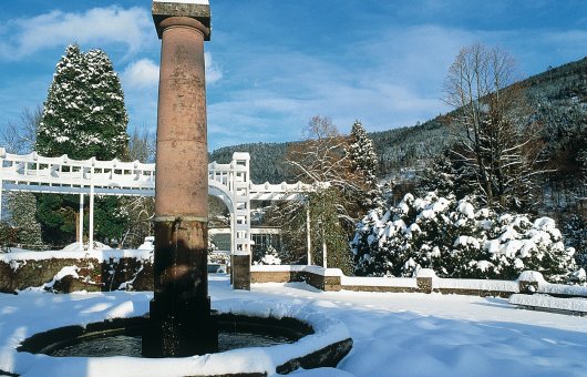 Rosengarten im Winter © Bad Wildbad Tourismus/W. Knopf
